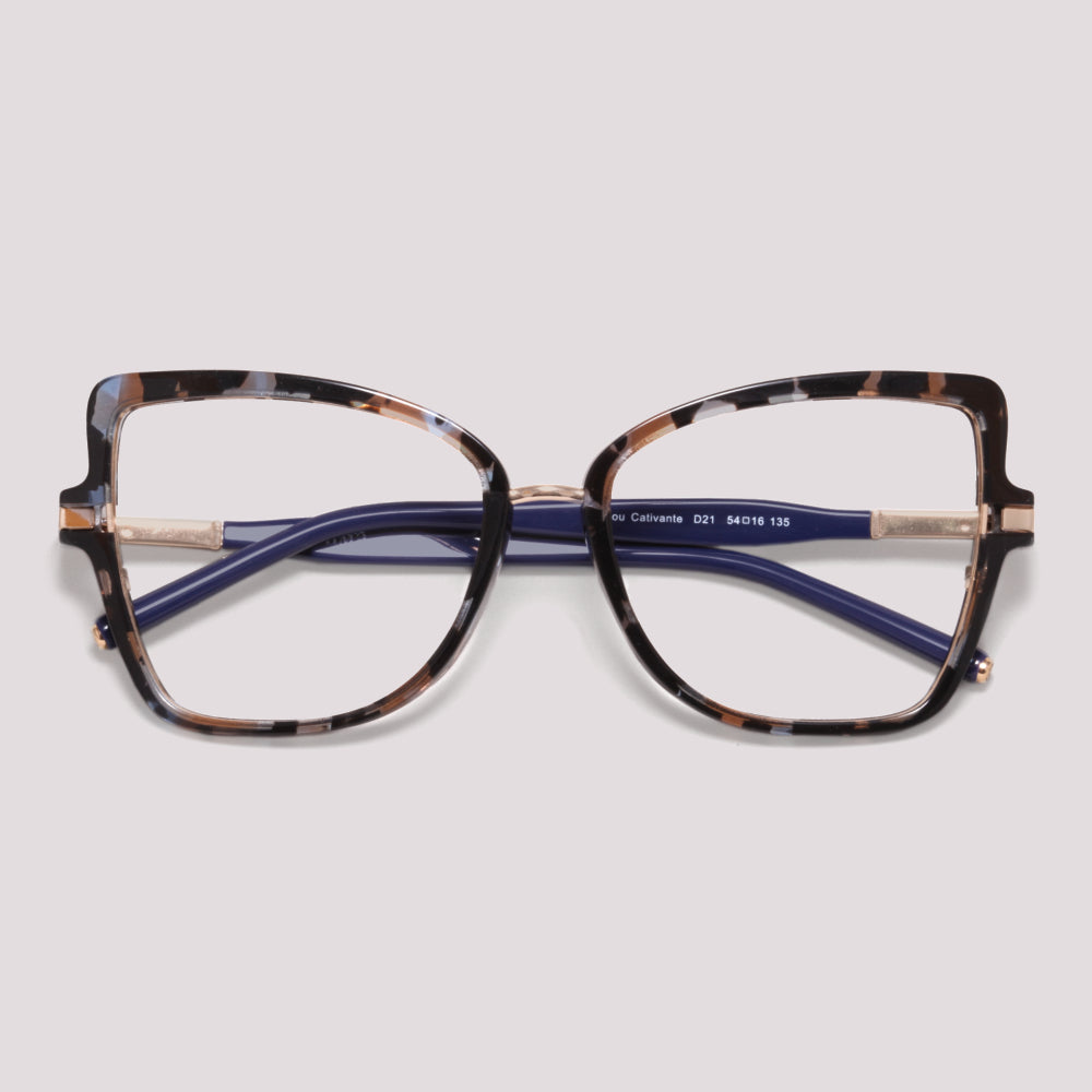 Anima Sou Cativante D21 Azul Mesclado - Grau - 53 mm