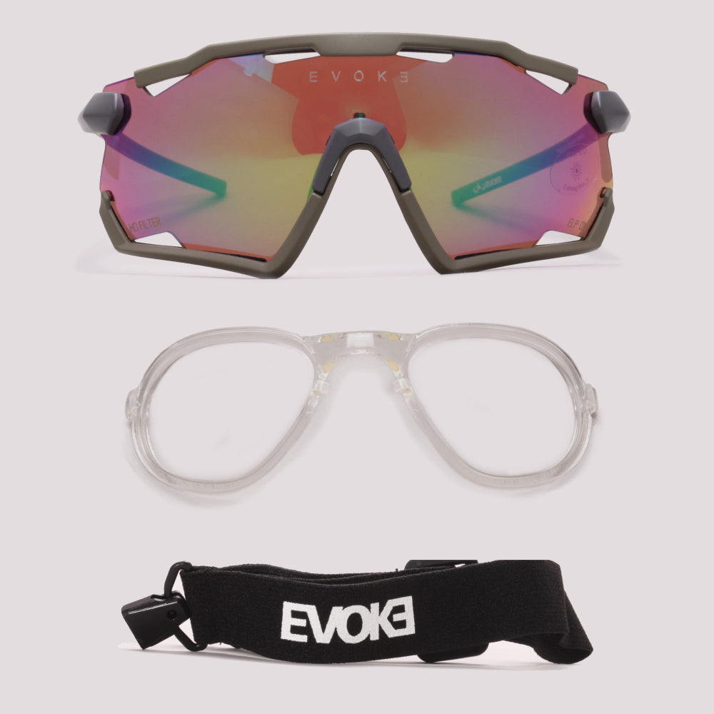 Evoke Life Performance ELP01 Endurance  EA11C - Policarbonato HDX Hidrofóbico - Lente 59 MM - Sol