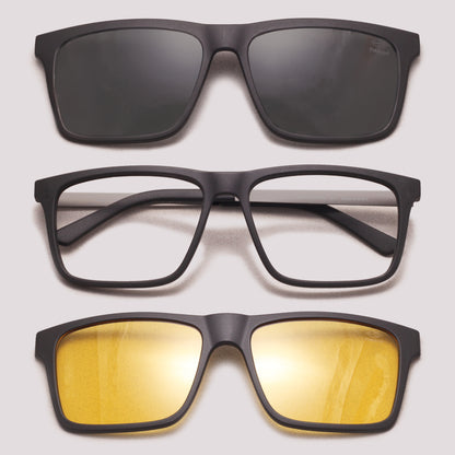 Mormaii Swap 6 Preto Fosco Preto Polarizado - Grau - 55 mm