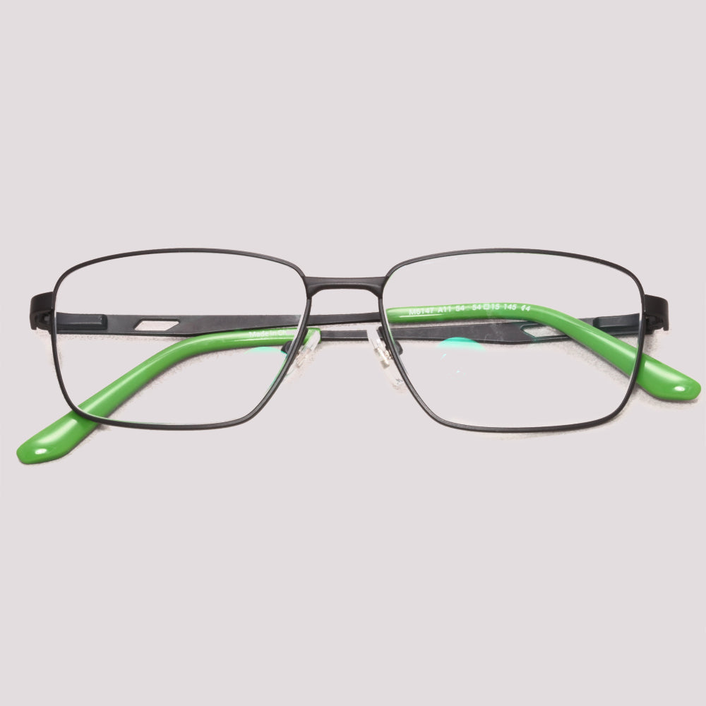Mormaii M6147 Retangular Preto/ Verde - Grau - TAM 54 mm