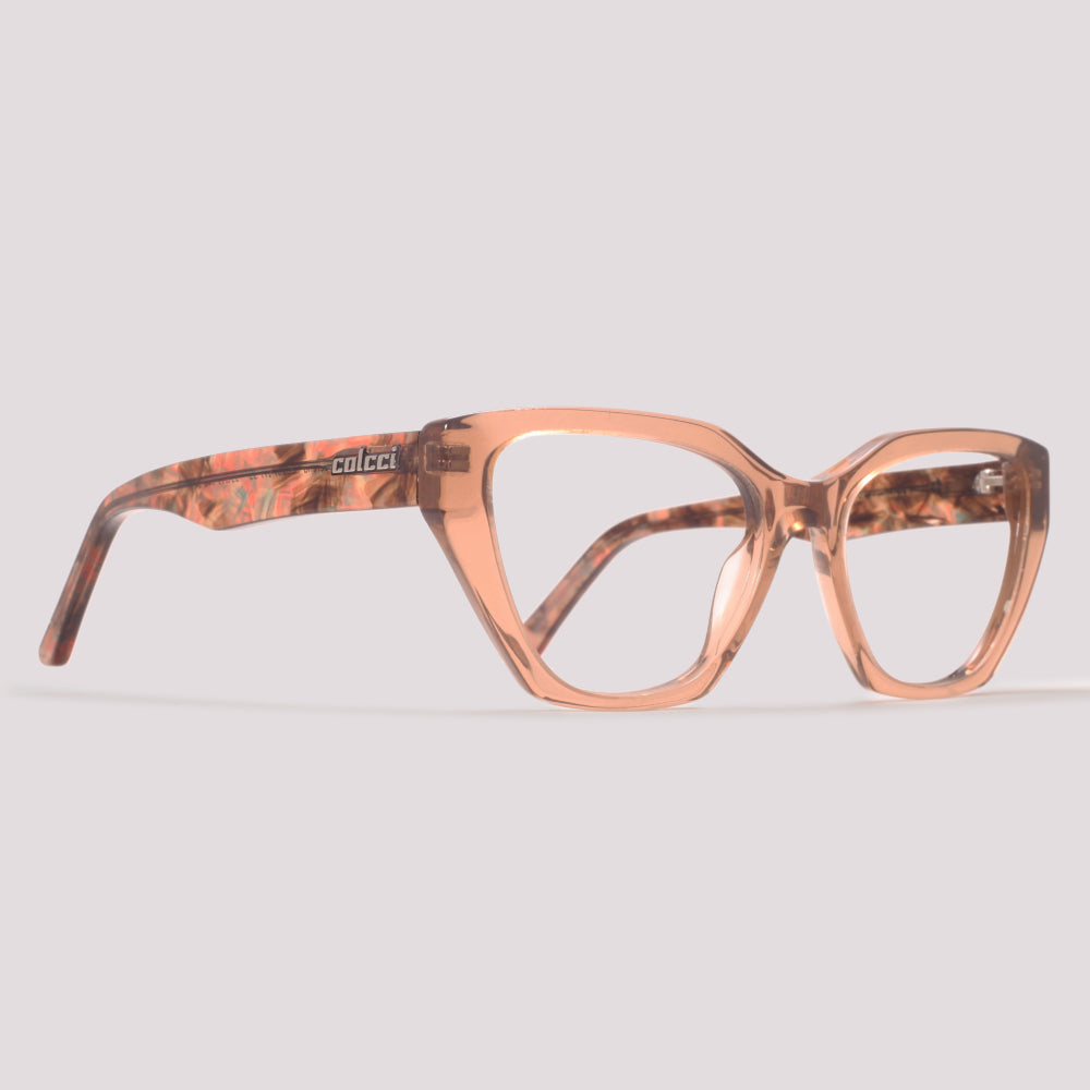 Colcci Serena Marrom Translúcido Marmore Marrom - Grau - 54 mm