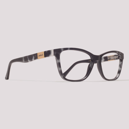 Colcci Bandy 7 Clip On Preto Brilho Demi Preto e Branco - Grau - 54 mm
