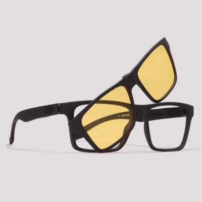 Mormaii Swap NG 2 Clip On Preto Fosco - Grau - TAM 56