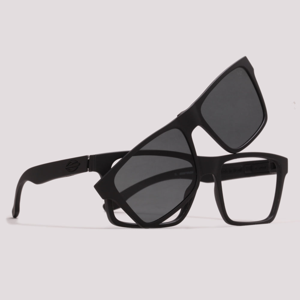 Mormaii Swap NG 2 Clip On Preto Fosco - Grau - TAM 56