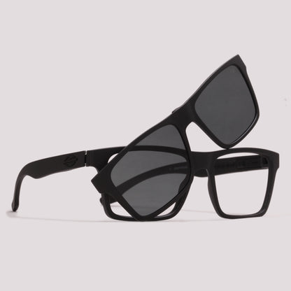 Mormaii Swap NG 2 Clip On Preto Fosco - Grau - TAM 56