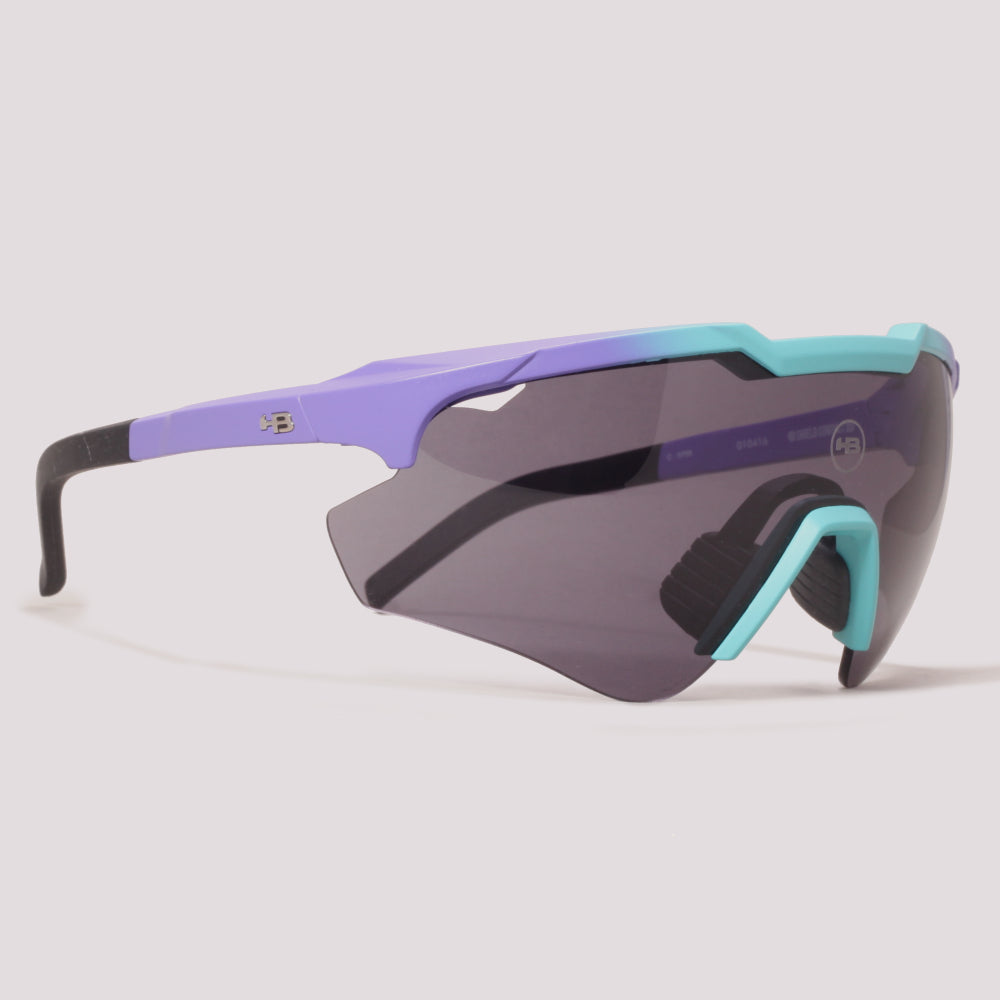 HB Shield Comp. 2.0 Roxo e Azul Fosco Preto - Solar - 141 mm