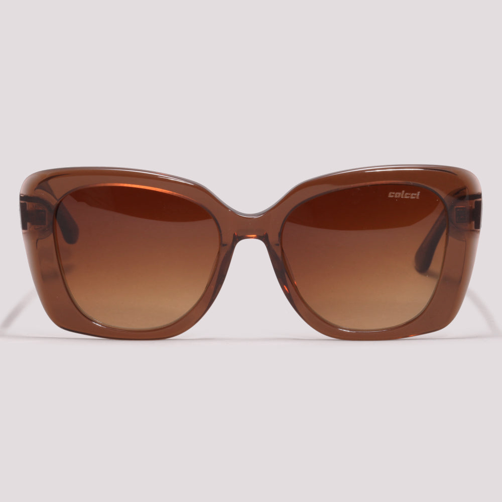 Colcci Alexia Marrom e Rosa Brilho Marrom Degrade - Sol - 52 mm