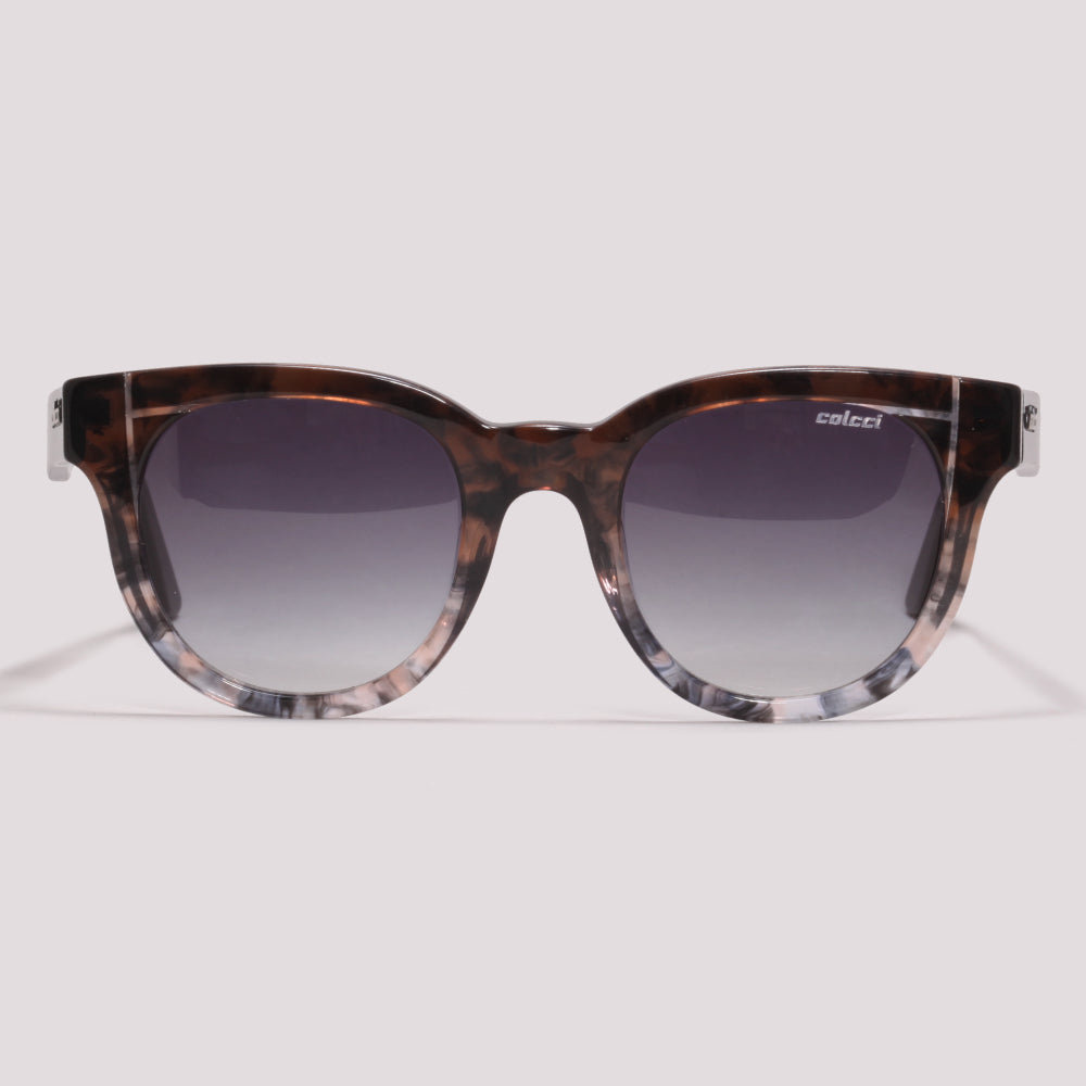 Colcci Aline Marrom Mesclado Preto Degradê - Sol - 48 mm