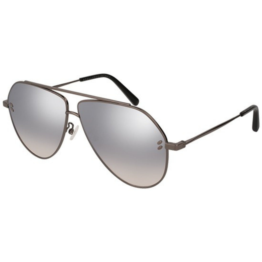 Stella Mccartney SC0063S 005 Cinza Brilho Cinza Espelhado - Sol - 60 mm