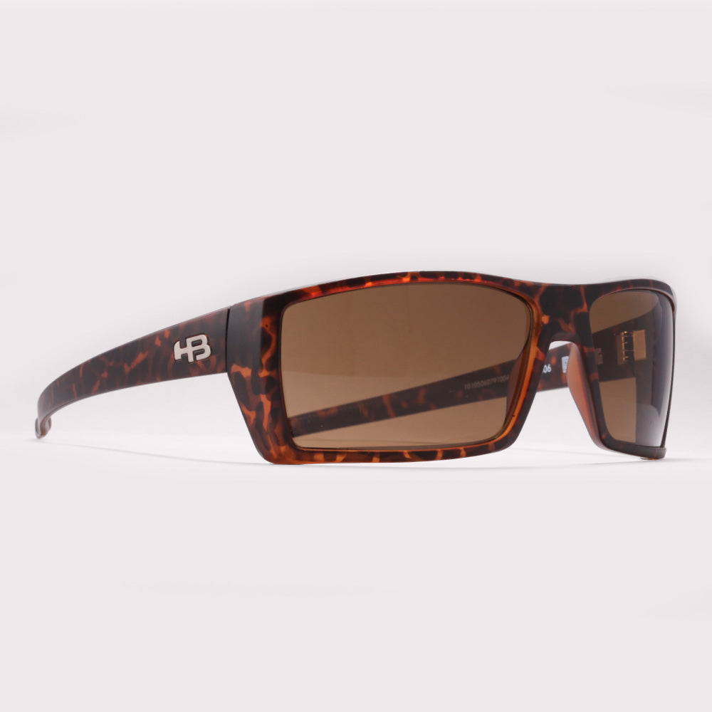 HB Padang Retangular Brown Turtle Brown - Solar - TAM 65 mm