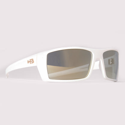 HB Padang Retangular Matte Polarized White Bronze - Solar - TAM 65 mm