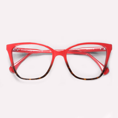 HB Ecobloc 0504 Retrô Candy Red Havana Turtle - Grau - TAM 55 mm