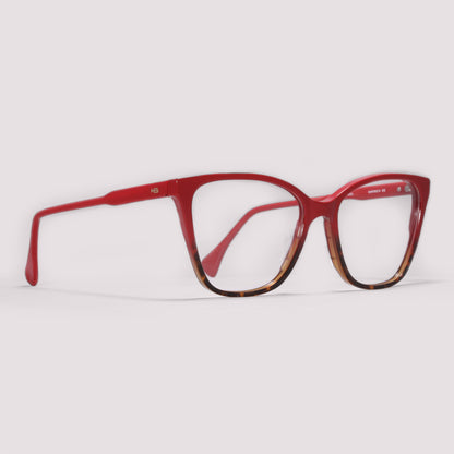 HB Ecobloc 0504 Retrô Candy Red Havana Turtle - Grau - TAM 55 mm