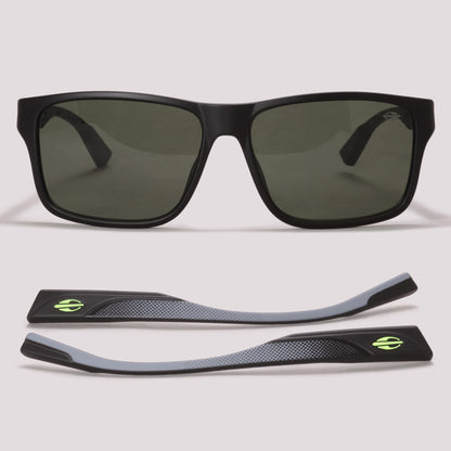 Mormaii Ancara 3 Preto Com Amarelo Fluor Lente G15 - Sol - 57 mm