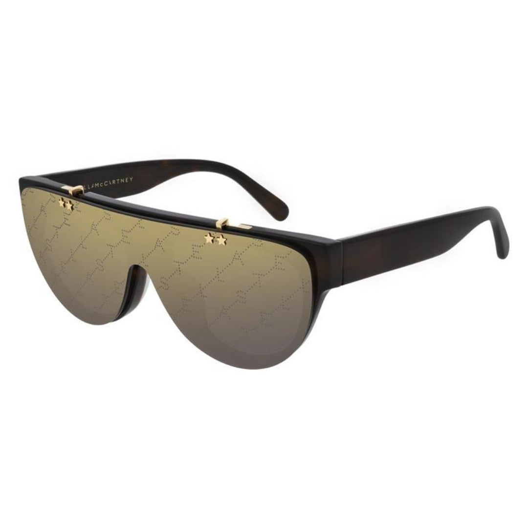 Stella Mccartney SC0211S 002 Clip on Marrom Mesclado - Grau - 53 mm