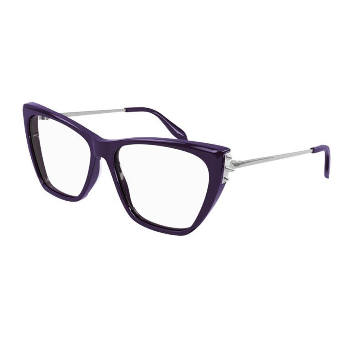 Alexander McQueen AM0341O 003 Roxo Brilho - Grau - 55 mm