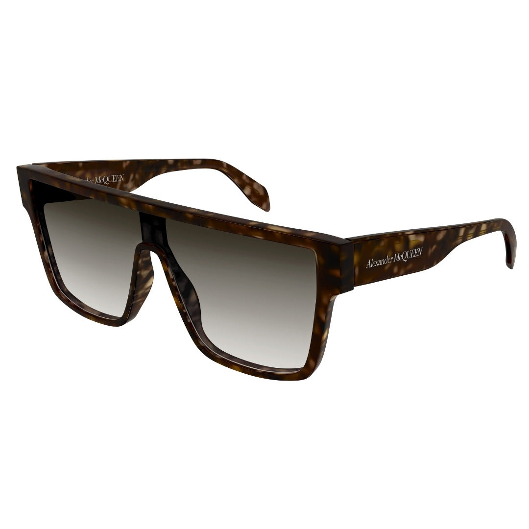 Alexander McQueen AM0354S 002 Marrom Mesclado Marrom Degradê - Sol