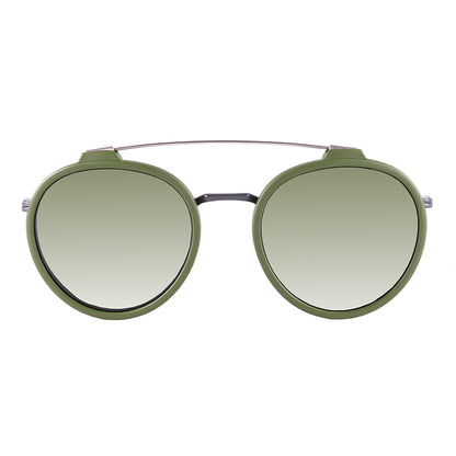 HB Switch 0420 Clip On Matte Graphite/ Matte  - Solid Green Polarized Gray - Lente 5,1 cm  - Grau