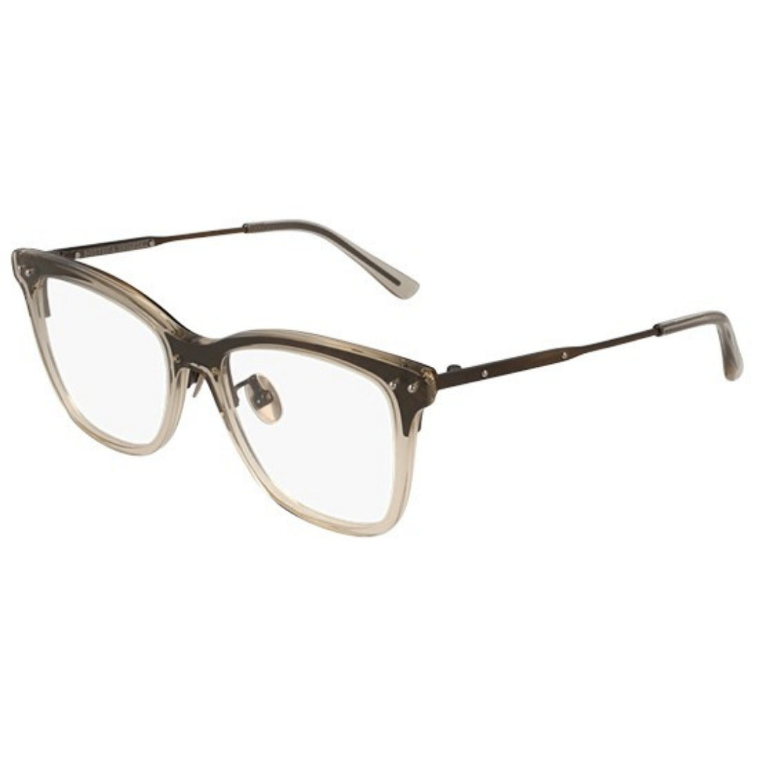Bottega Veneta BV0145O 003 Marrom Translúcido - Grau - 52 mm