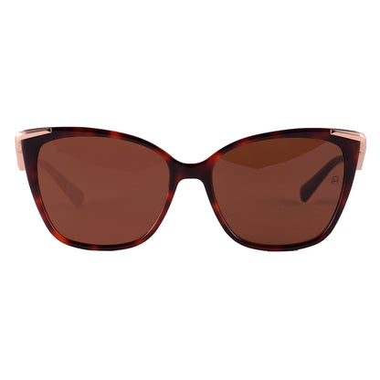 Ana Hickmann 20 Anos AH90017 G21 marrom mesclado  - Sol - Lente 5,7 cm  - Sol
