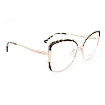 Ana Hickmann AH10037 04A Dourado e Marrom Translúcido - Grau - 55 mm