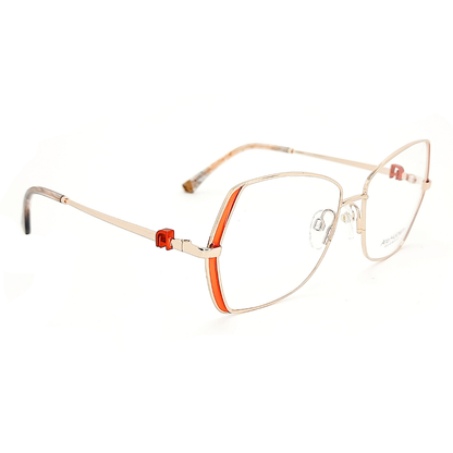 Ana Hickmann AH10042 10A Dourado Brilho e Laranja - Grau - 55 mm