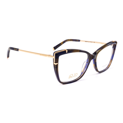 Ana Hickmann AH6444 G22 Roxo Marrom Mesclado - Grau - 55 mm