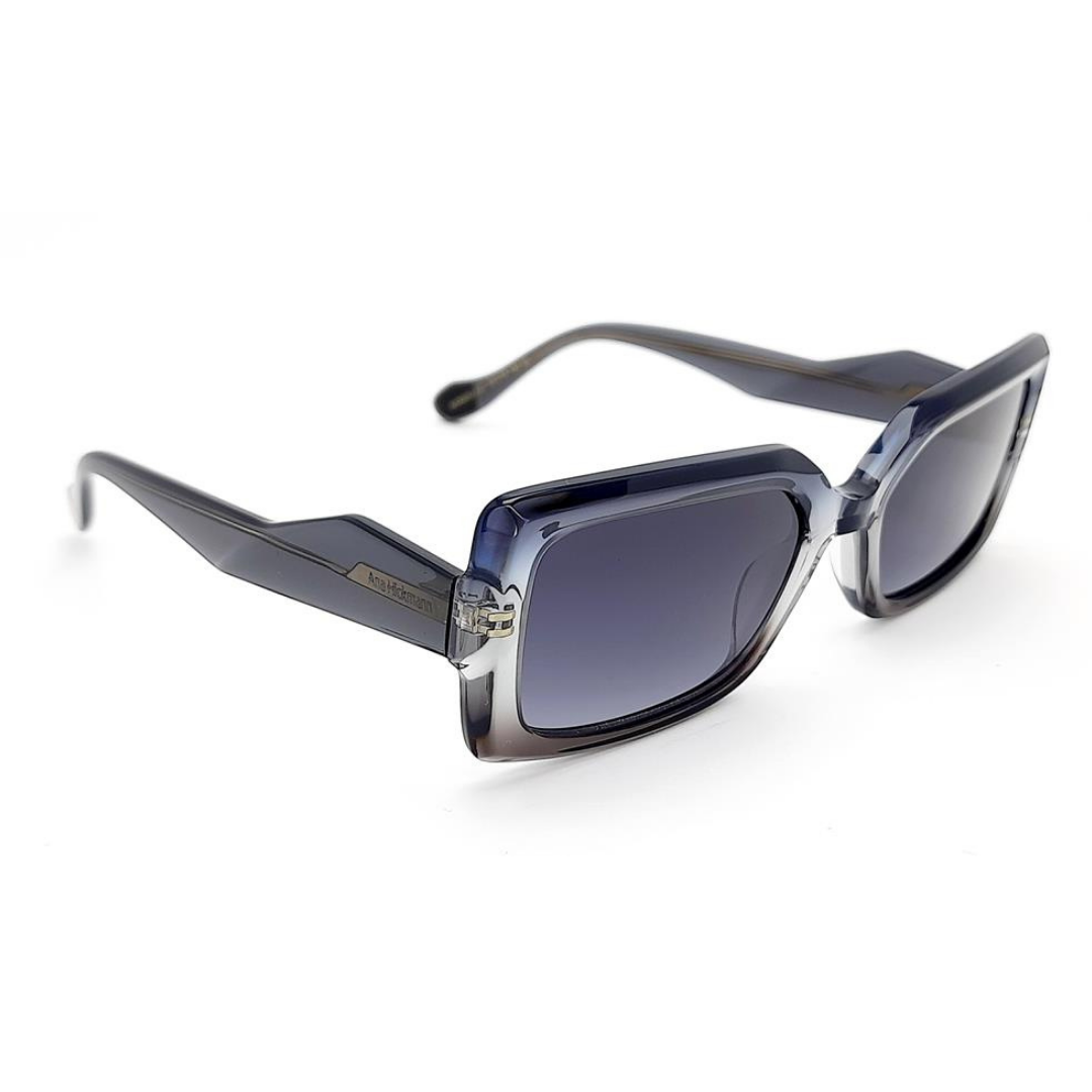 Ana Hickmann Gabi 1 AH90042 A03 - Cinza Translúcido Preto - Sol - 54 mm