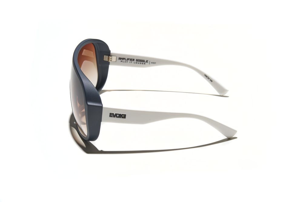 Evoke Amplifier Goggle High-end A10T Midnight White Black Brown Gradient - Lente 139 MM - Sol