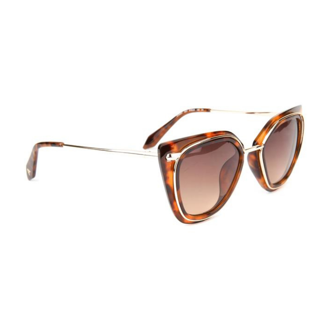 Atitude AT5351 G21 Marrom Mesclado e Dourado Brilho Marrom Degradê - Sol - 51 mm