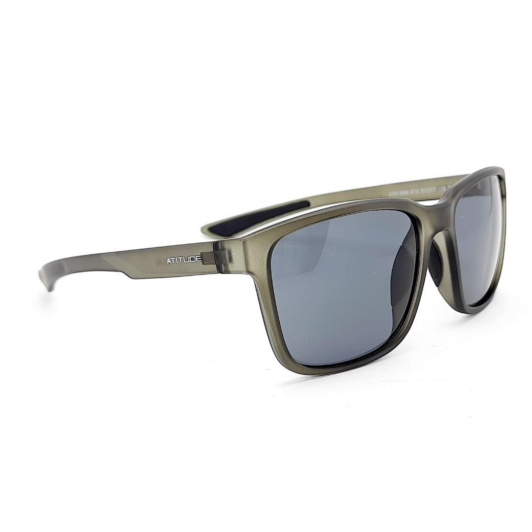 Atitude AT8199M E13 Cinza Translúcido Fosco Preto - Sol - 57 mm