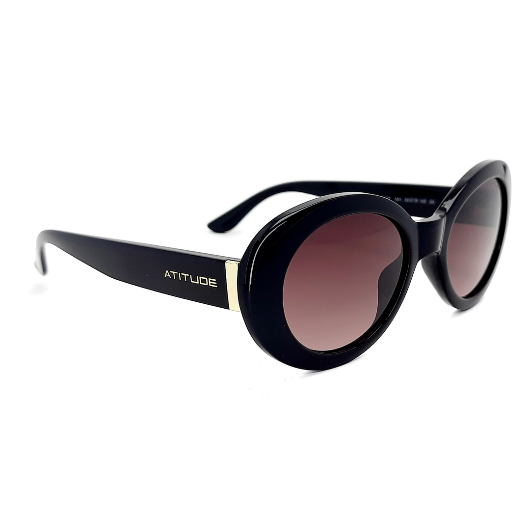 Atitude AT8207 A01 Preto Brilho Preto Degradê - Sol - 51 mm
