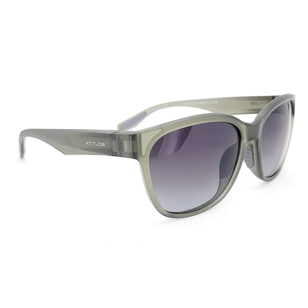 Atitude AT8233M H12 Cinza Translúcido Fosco Preto Degradê - Sol - 56 mm