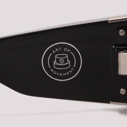 Evoke Bomber BRA10 Black Matte White Gray - Sol - 58 mm