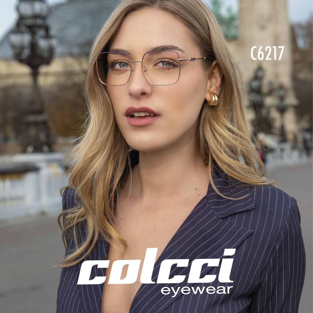 Colcci C6217 Quadrado Rosê - Grau - TAM 54 mm