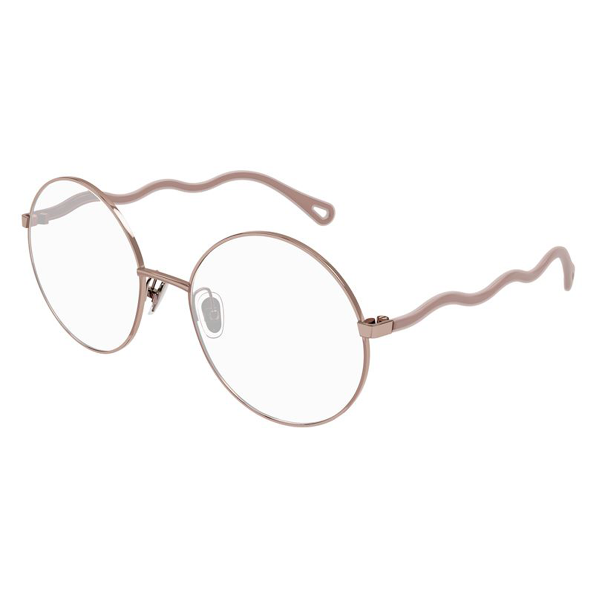 Chloé CH0057O 001 Rosa Brilho e Fosco - Grau - 53 mm