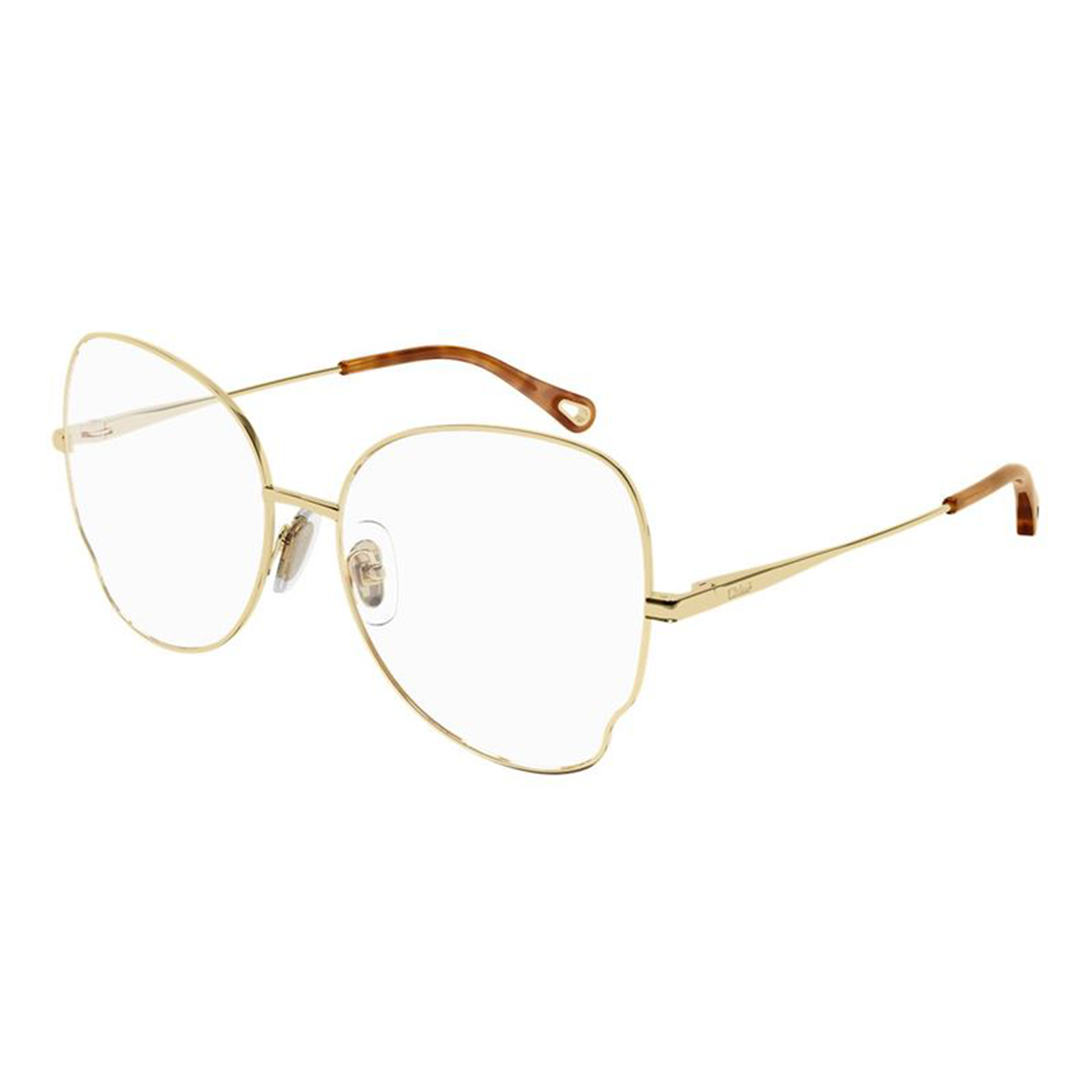 Chloé CH0098O 005 Dourado Brilho - Grau - 56 mm