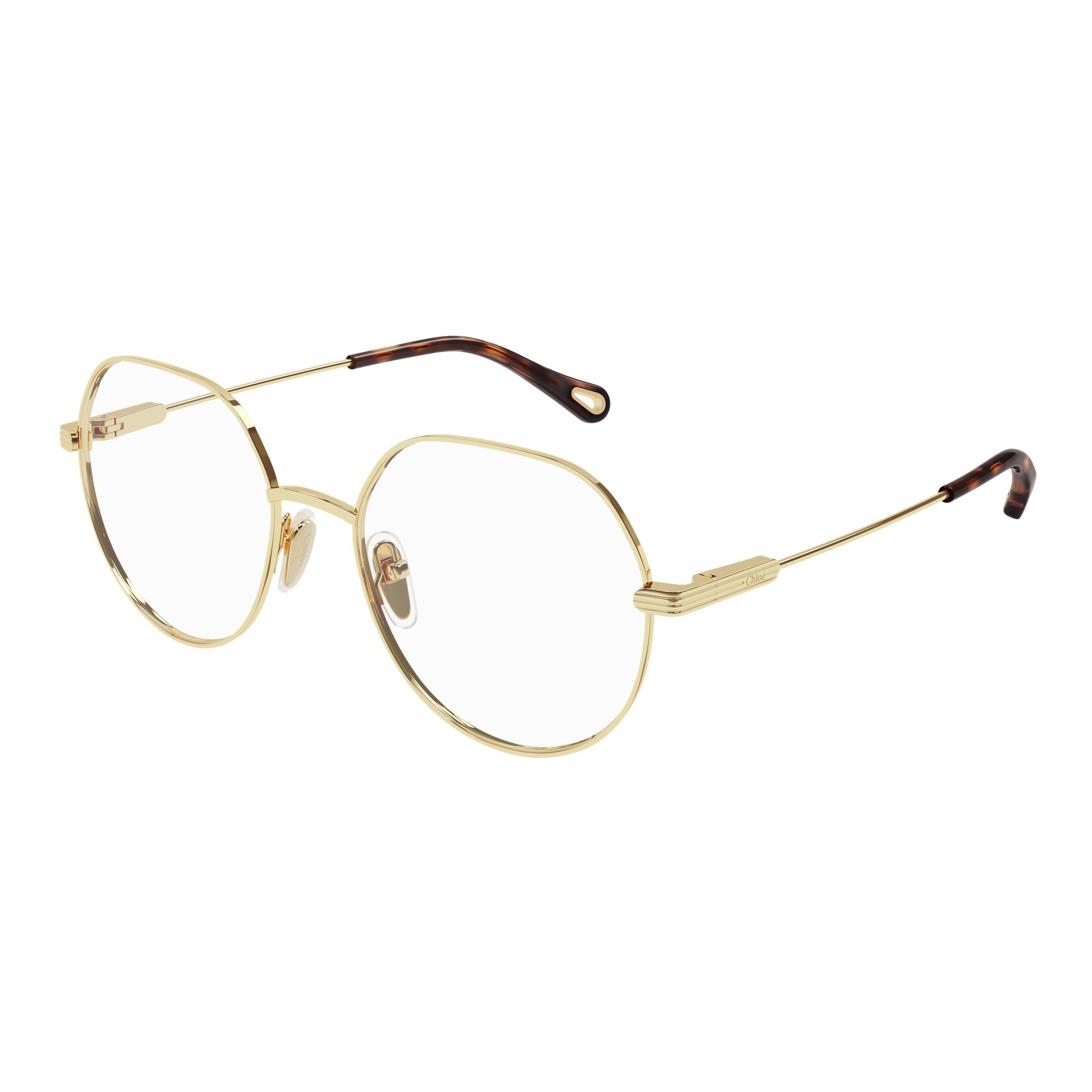 Chloé CH0137O 005 Dourado Brilho - Grau - 53 mm