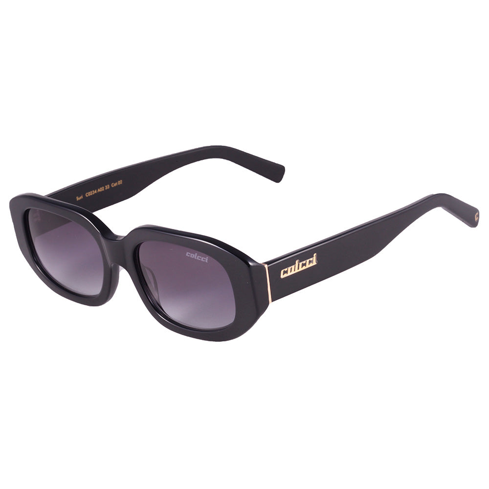 Colcci Suri Preto Brilho/ Preto Degradê - Lente 5,0 cm  - Sol