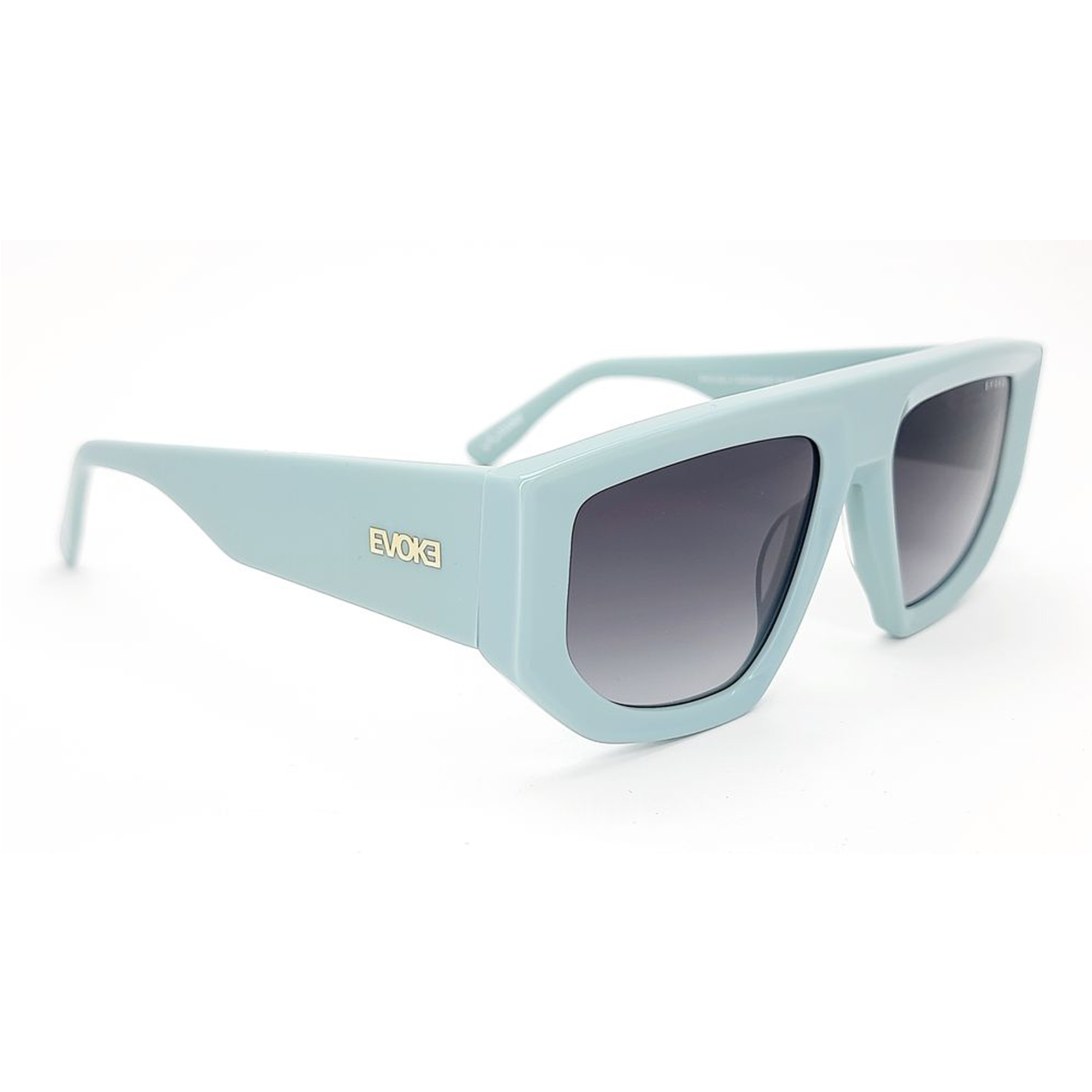 Evoke EVK 59 E02 Pastel Mint Shine Gray Gradient - Sol - Tam 54 mm