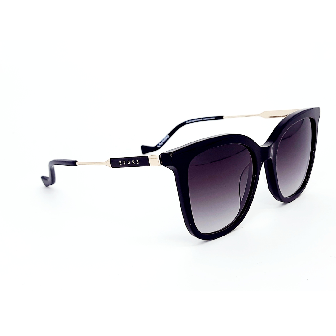 Evoke For You DS46 BRA01 Preto Brilho Preto Degradê - Sol - 53 mm