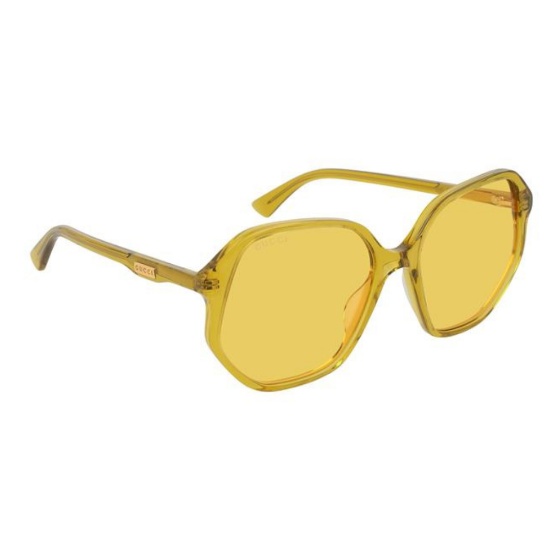 Gucci GG0258S 005 Amarelo - Sol - 5,6 mm