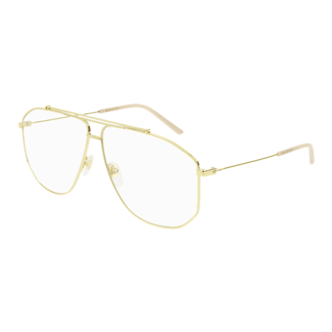 Gucci GG0441O 002 Dourado - Grau - 63 mm