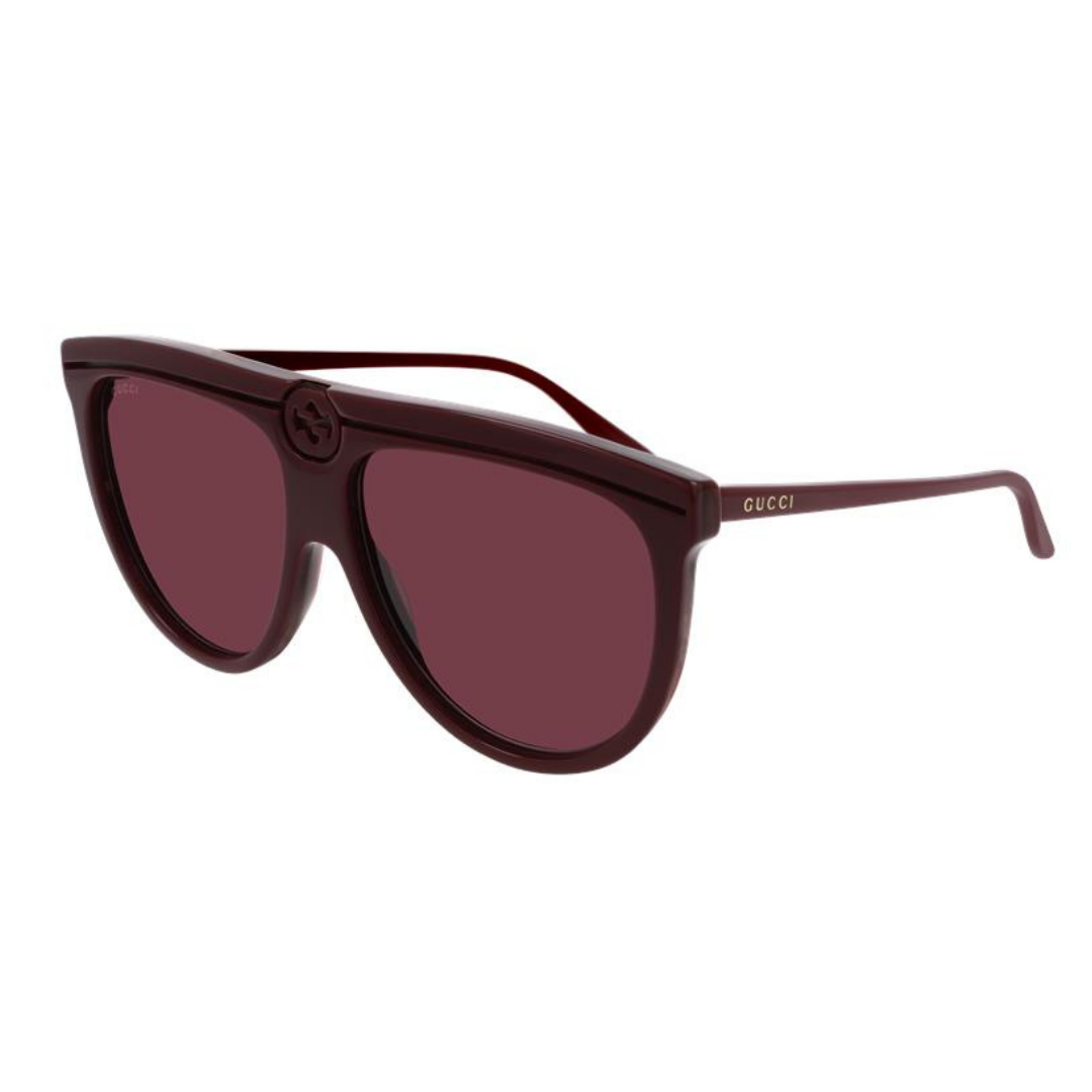 Gucci GG0732S 003 Vinho Brilho - Sol - 61 mm