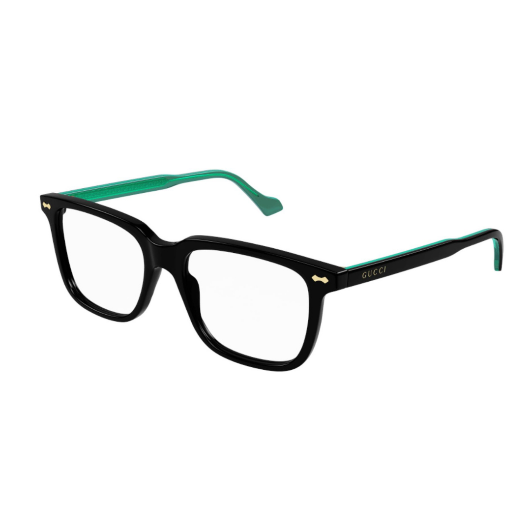 Gucci GG0737O 013 Preto e Verde - Grau - 56 mm