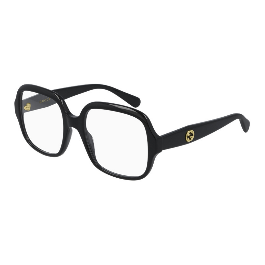 Gucci GG0799O 001 Preto - Grau - 53 mm