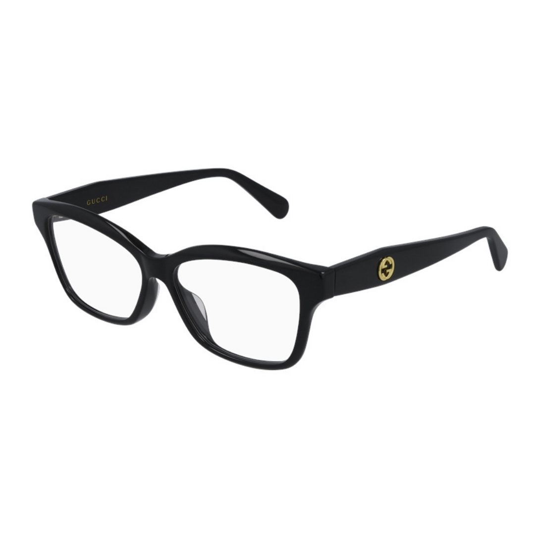 Gucci GG0801OA 001 Preto - Grau - 54 mm