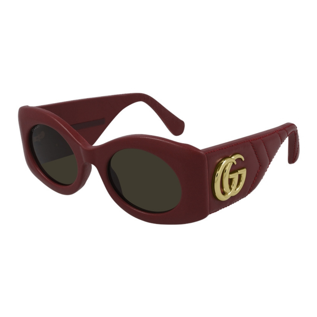 Gucci GG0815S 001 Vinho - Sol - 52 mm