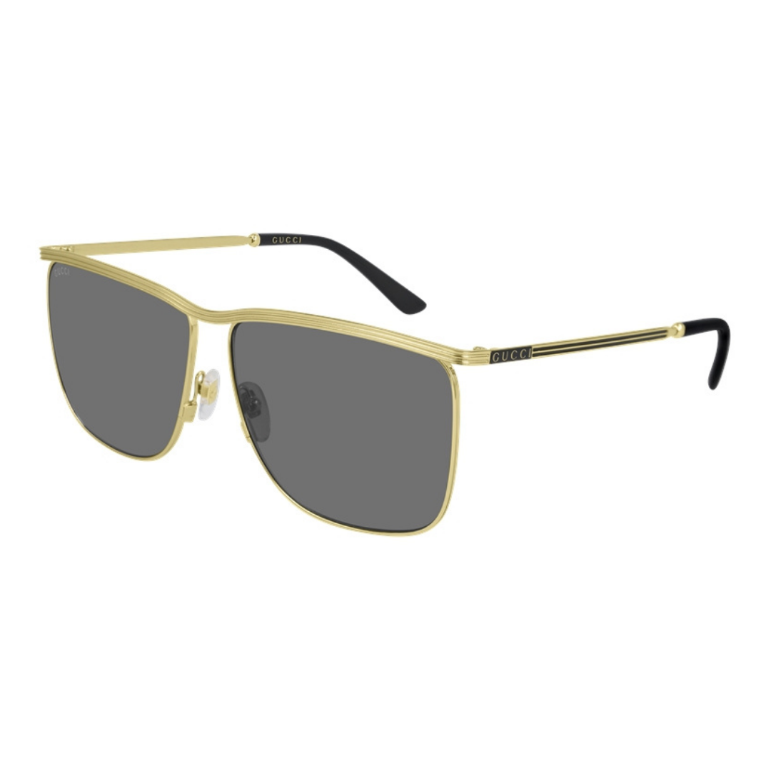 Gucci GG0821S 001 Dourado - Sol - 62 mm