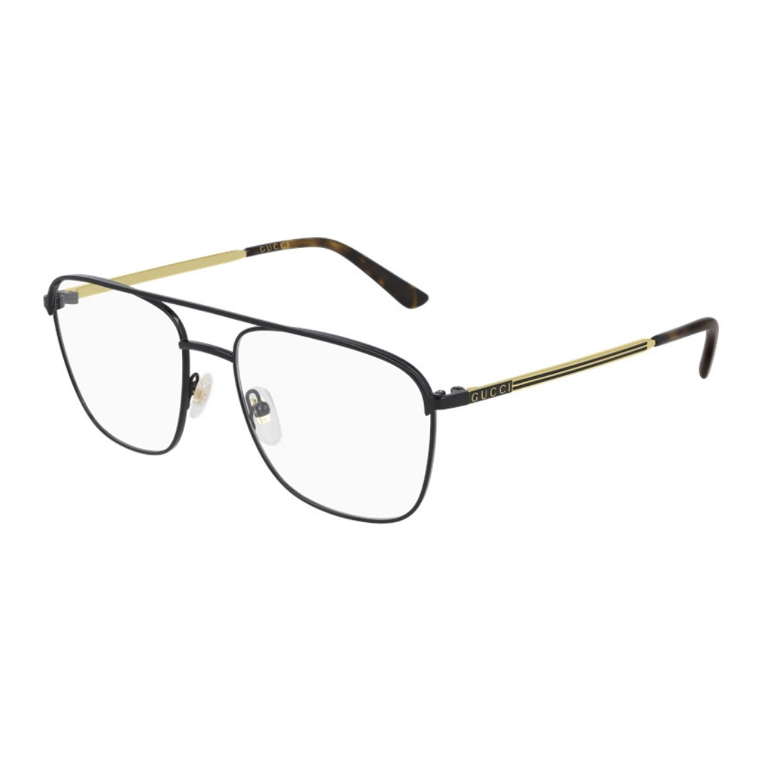 Gucci GG0833O 001 Preto - Grau - 55 mm